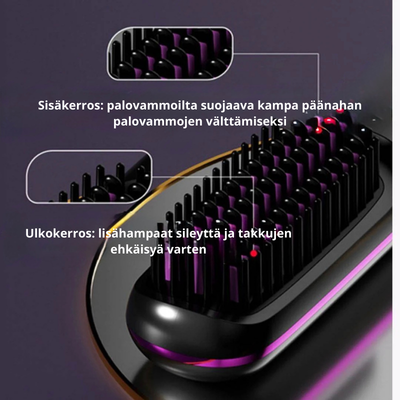 ENSIMMÄINEN älykäs muotoiluharja lyhyille hiuksille