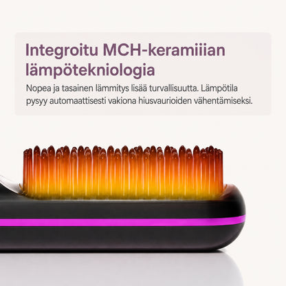 Älykäs muotoiluharja lyhyille hiuksille