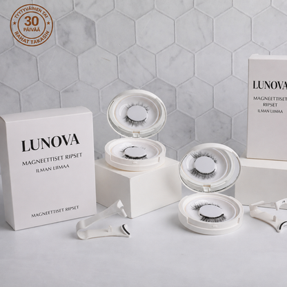 Lunova™ liimattomat magneettiripset