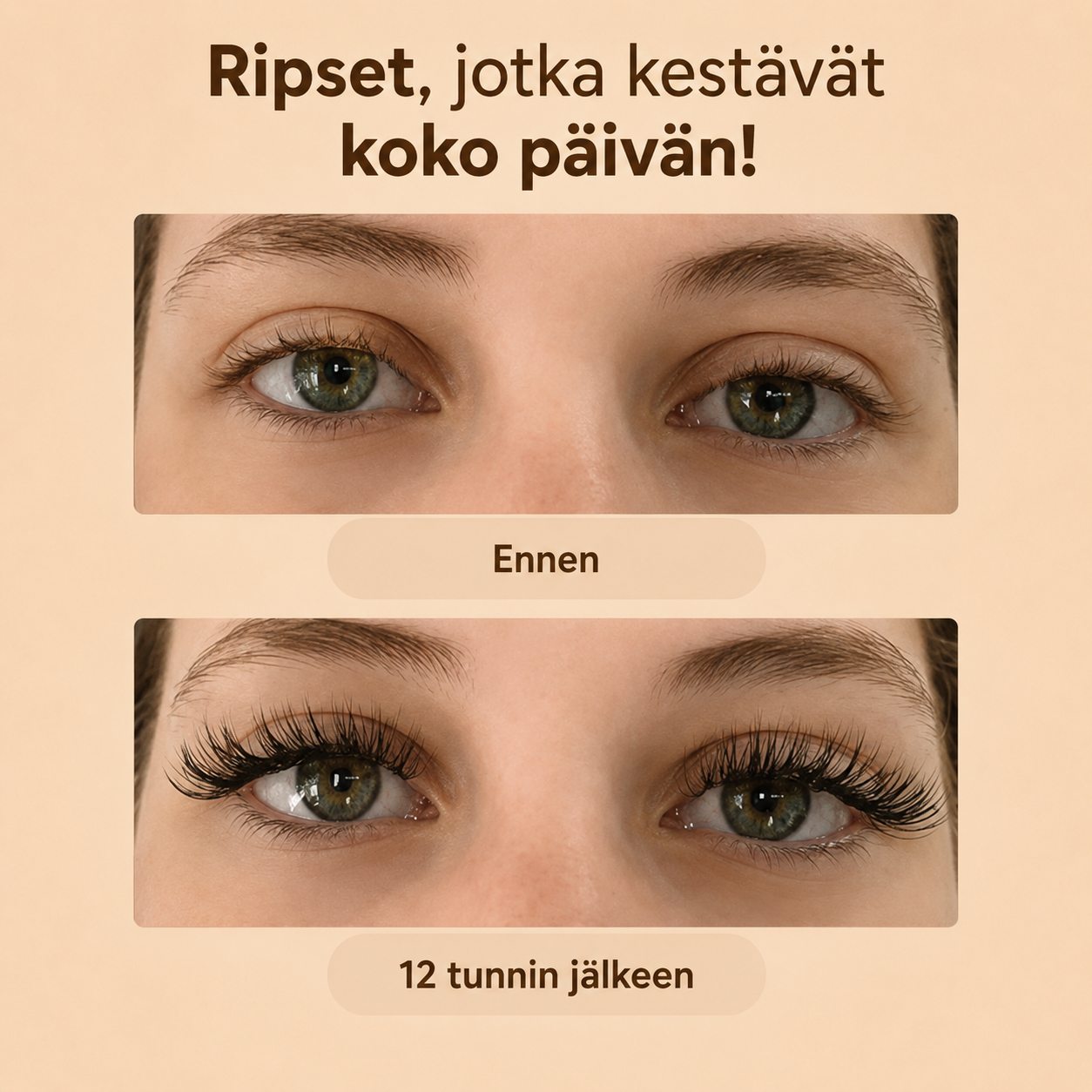 Lunova™ liimattomat magneettiripset