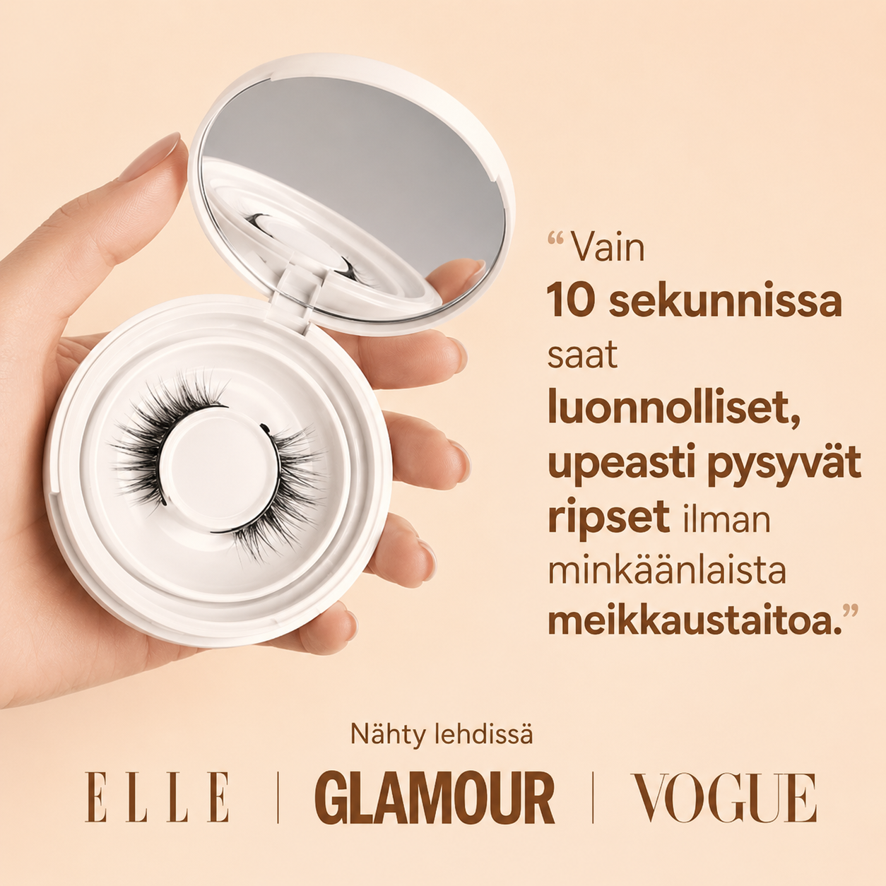 Lunova™ liimattomat magneettiripset